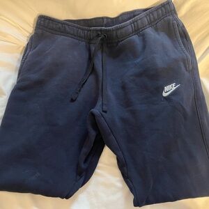 Navy blue, medium, Nike sweatpants